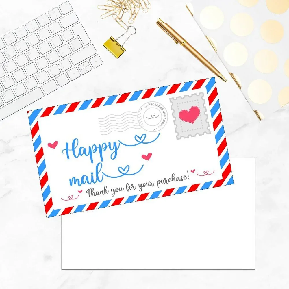 60 Thank You Cards Business card Inser Card
